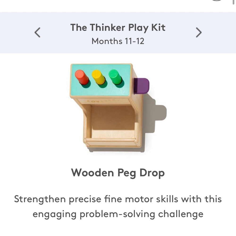 Lovevery peg drop